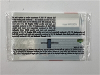 2001 Upper Deck SP Authentic Golf Tiger Woods Preview Pack