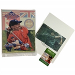 A Trio of Tiger Woods Sports Memorabilia Items Including Legends Magazine