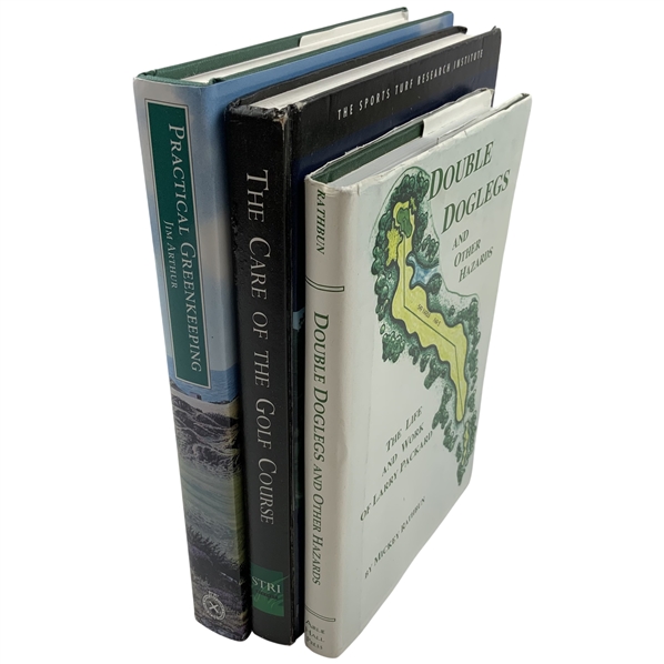 Three Volumes on Golf Course Architecture and Maintenance, 1996-2002. (DJ)