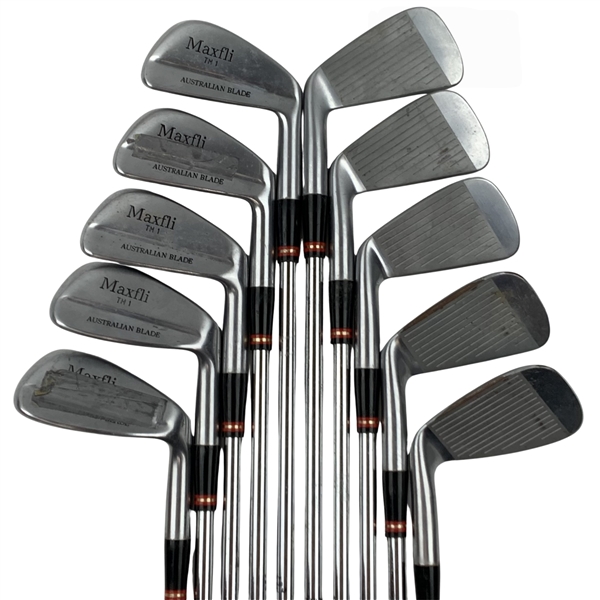 Greg Normans Set of (10)  Maxfli TM 1 Australian Blade Golf Irons