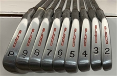 Greg Norman's Personal Cobra 2-9 & P 'G.N.' Stamped Iron Set w/ Lead Tape