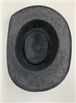 Greg Norman's Signed Personal Shark TaylorMade Signature Black Straw Golf Hat JSA ALOA