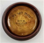 Royal Doulton Kingsware 'Ye 19th Hole' Golf Pitcher & Coaster