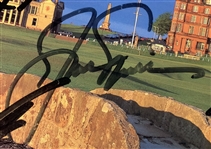 Jack Nicklaus & Open Champs Signed St. Andrews Links Old Course Postcard JSA ALOA
