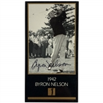 Byron Nelson Signed 1993 Grand Slam Ventures Champions of Golf The Masters Collection JSA ALOA