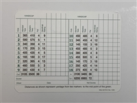 Arnold Palmer Signed Augusta National Golf Club Masters Scorecard JSA ALOA