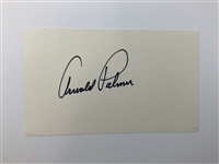 Palmer, Watson, Nicklaus, Trevino & Player Signed Cards JSA ALOA