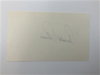 Palmer, Watson, Nicklaus, Trevino & Player Signed Cards JSA ALOA