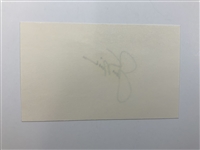 Palmer, Watson, Nicklaus, Trevino & Player Signed Cards JSA ALOA