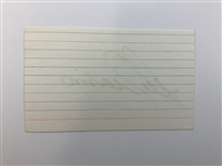 Palmer, Watson, Nicklaus, Trevino & Player Signed Cards JSA ALOA