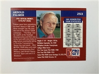 Palmer & Nicklaus Signed Pro Set PGA Tour Golf Trading Cards JSA ALOA