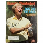 Jack Nicklaus Signed Sports Illustrated Magazine April 21 1986 Masters Victory Issue JSA ALOA