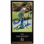 Tom Watson Signed 1993 Grand Slam Ventures Champions of Golf Card JSA ALOA