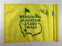 Ben Crenshaw Signed Augusta National Golf Club Flown Used Flag W/ Years Won JSA ALOA