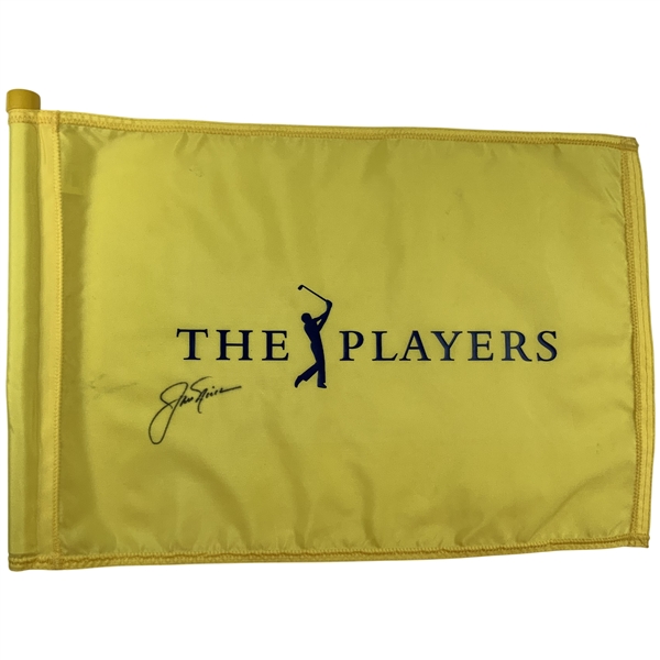 Jack Nicklaus Signed The Players Course Flown Flag JSA ALOA