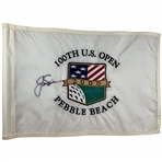 Jack Nicklaus Signed 2000 US Open at Pebble Beach Embroidered Flag JSA ALOA