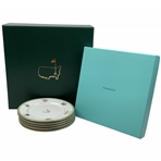 A Set of Five 2022 Masters Tournament Tiffany and Co. Beautification Plates Gifted to John Daly