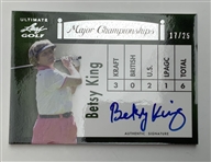 A Collection of Golf Trading Cards Including 2001 Upper Deck SP Authentic Preview Sealed Box and Limited Serial-Numbered Inserts