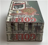 A Collection of Golf Trading Cards Including 2001 Upper Deck SP Authentic Preview Sealed Box and Limited Serial-Numbered Inserts