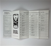 Two 1981 U.S. Senior Open Memorabilia Items Including Arnold Palmer Signed Program JSA ALOA
