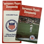 1974 Inaugural Tournament Players Championship Golf Ephemera - Nicklaus Win!