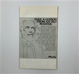 1974 Inaugural Tournament Players Championship Golf Ephemera - Nicklaus Win!