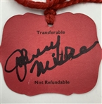 Johnny Miller Signed 1976 Open Championship Season Ticket Royal Birkdale JSA ALOA