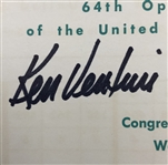 Ken Venturi Signed 1964 U.S. Open Official Scorecard Congressional Country Club JSA ALOA