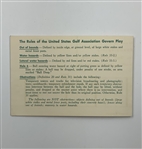 Ken Venturi Signed 1964 U.S. Open Official Scorecard Congressional Country Club JSA ALOA