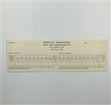 1963 PGA Championship at Dallas Athletic Club Official Scorecard - Jack Nicklaus Win