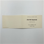 1963 PGA Championship at Dallas Athletic Club Official Scorecard - Jack Nicklaus Win