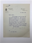 Corporation of London. A Letter from the Committee of the Association of New York. 1920. (Signed)