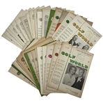 A Collection of Approximately 30 Vintage Golf World Publications, Pinehurst, NC, 1947-1963