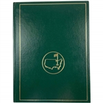 1986 Masters Tournament Green Annual Book - Jack Nicklaus Winner