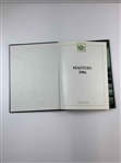 1986 Masters Tournament Green Annual Book - Jack Nicklaus Winner