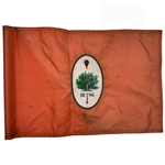 Merion Golf Club West Course Used Red Embroidered Pin Flag