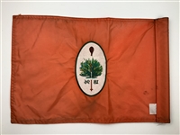 Merion Golf Club West Course Used Red Embroidered Pin Flag