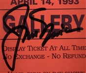 Palmer & Nicklaus Signed 1993 PGA Seniors Championship Gallery Ticket JSA #CR84552