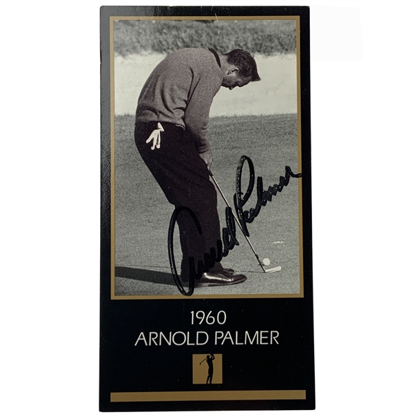 Arnold Palmer Signed 1993 Grand Slam Ventures Champions of Golf The Masters Collection Card JSA #CM93032