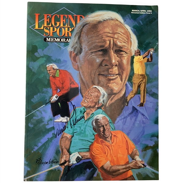 Arnold Palmer Signed Legends Sports Memorabilia Magazine March/April 1993 JSA #CR84571