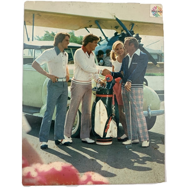 1970’s Arnold Palmer Counter Display Advertisement for Robert Bruce Sportswear 