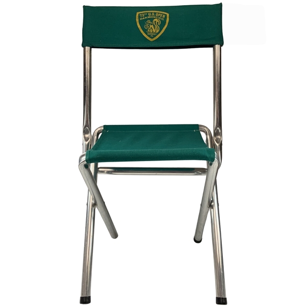 1973 US Open Oakmont Country Club Aluminum Folding Gallery Chair - Johnny Miller