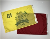 Furyk & Glover Signed US Open Flags JSA ALOA