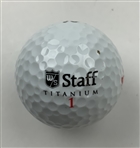 Tom Watson Signed Wilson Staff Titanium Golf Ball JSA ALOA