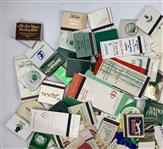 A Large Collection of Vintage Golf Course and Country Club Matchbooks and Covers