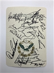 1996 Presidents Cup Signed Scorecards w/ Team Photograph & Program JSA ALOA