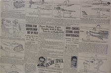1929 Newspaper Sports Section Bobby Jones at Pebble Beach