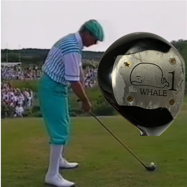 Payne Stewarts 1991 Dutch Open Winning Used Wilson The Whale HM-40 Driver w/ Original Headcover & Provenance Letter