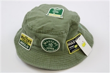 2020 Masters Tournament Patches Collage Olive Bucket Hat - Size L/XL