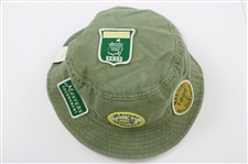 2020 Masters Tournament Patches Collage Olive Bucket Hat - Size L/XL
